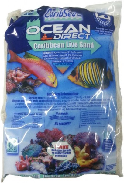 Live Sand CaribSea Ocean Direct Oolite Hell fein