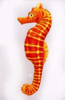 Seepferdchen - Mini Kissen orange ca. 40 cm