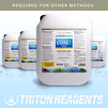 Triton Core7 Bulk Liquid SET Reef Supplements 4x5Liter (flüssig) für andere Methoden