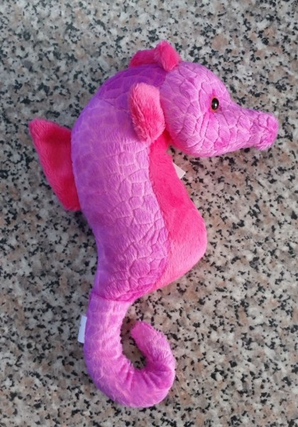 Plüsch-Seepferdchen - pink