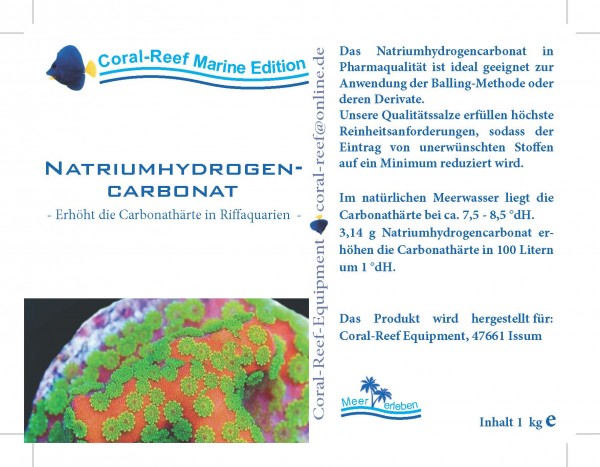 Natriumhydrogencarbonat - 1 kg / Eimer
