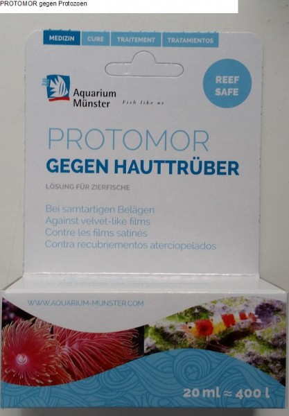 PROTOMOR gegen Protozoen von Aquarium Münster - 20ml - Medikament