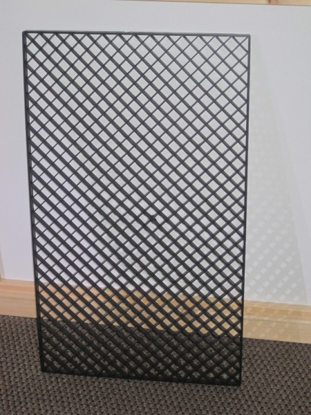 Rasterplatte / Gitter 68 cm x 40 cm x 1,5 cm schwarz, Lichtrasterplatte