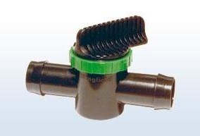 Absperrhahn 2x Tülle 19 mm