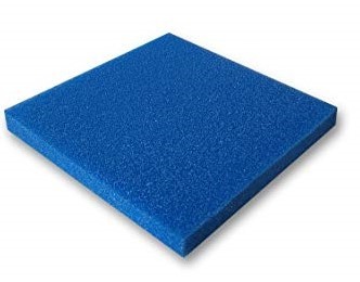 Schaumstoffmatte blau 50x50x5cm grob 10ppi, Reinigung, Zubehör