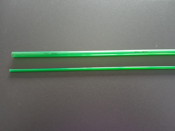Rohr grün 5 mm Außendurchmesser - kein PVC 1m lang