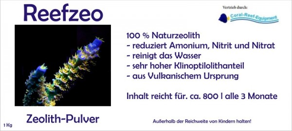 REEF-ZEO Pulver (Zeolith) - 1 kg Eimer
