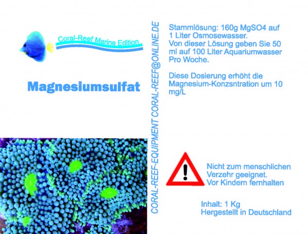 Magnesiumsulfat - 1 kg / Eimer