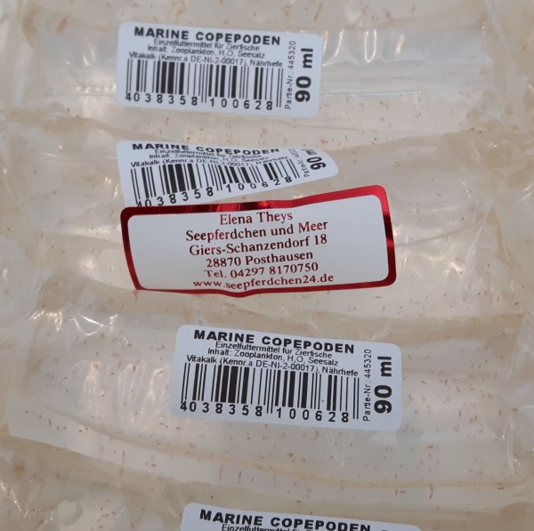 lebende marine Copepoden 90ml